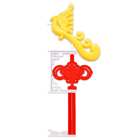 鳳形中國(guó)結(jié)燈節(jié)日喜慶亮化工程景觀燈led戶外防水中國(guó)結(jié)掛件